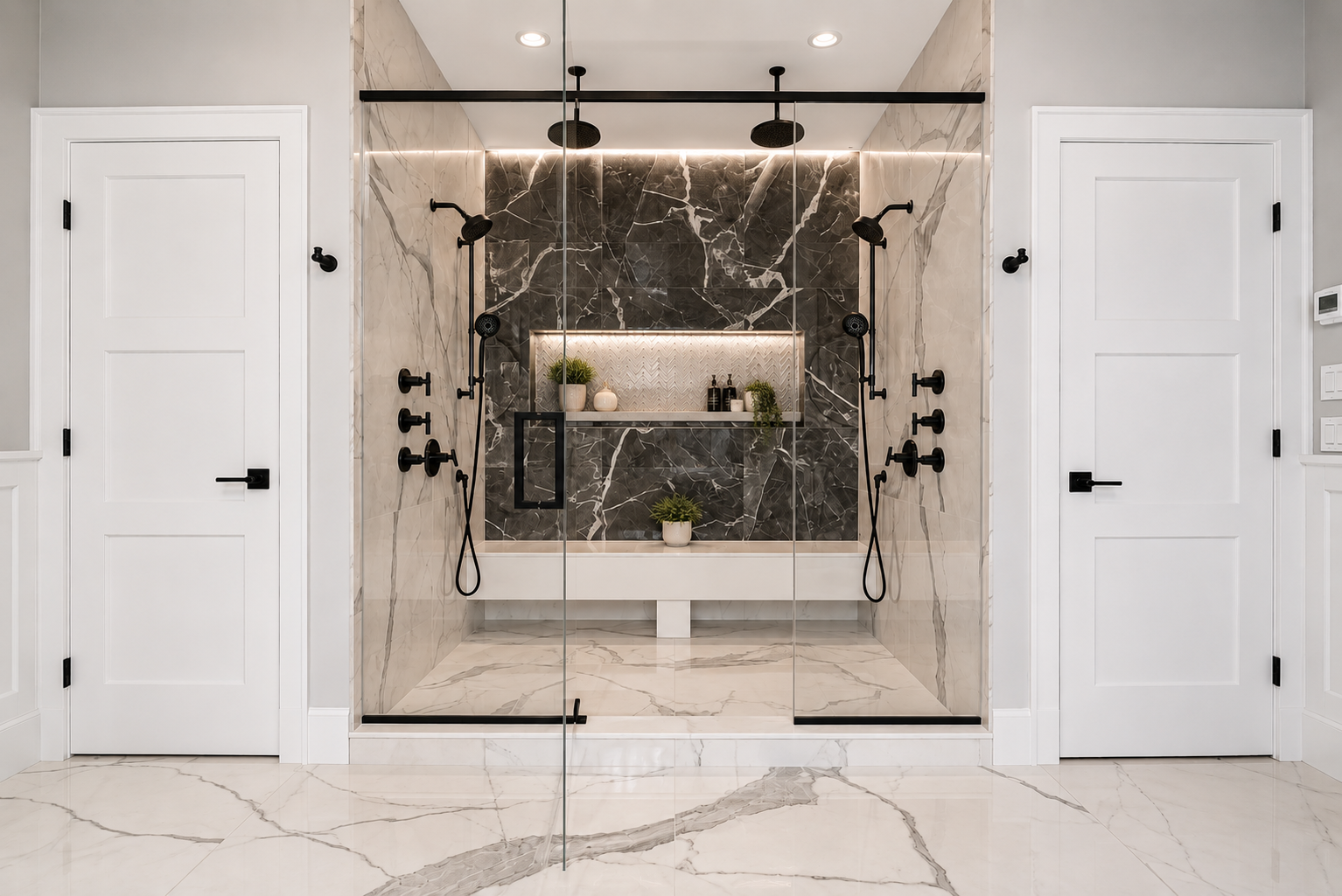 Primary shower