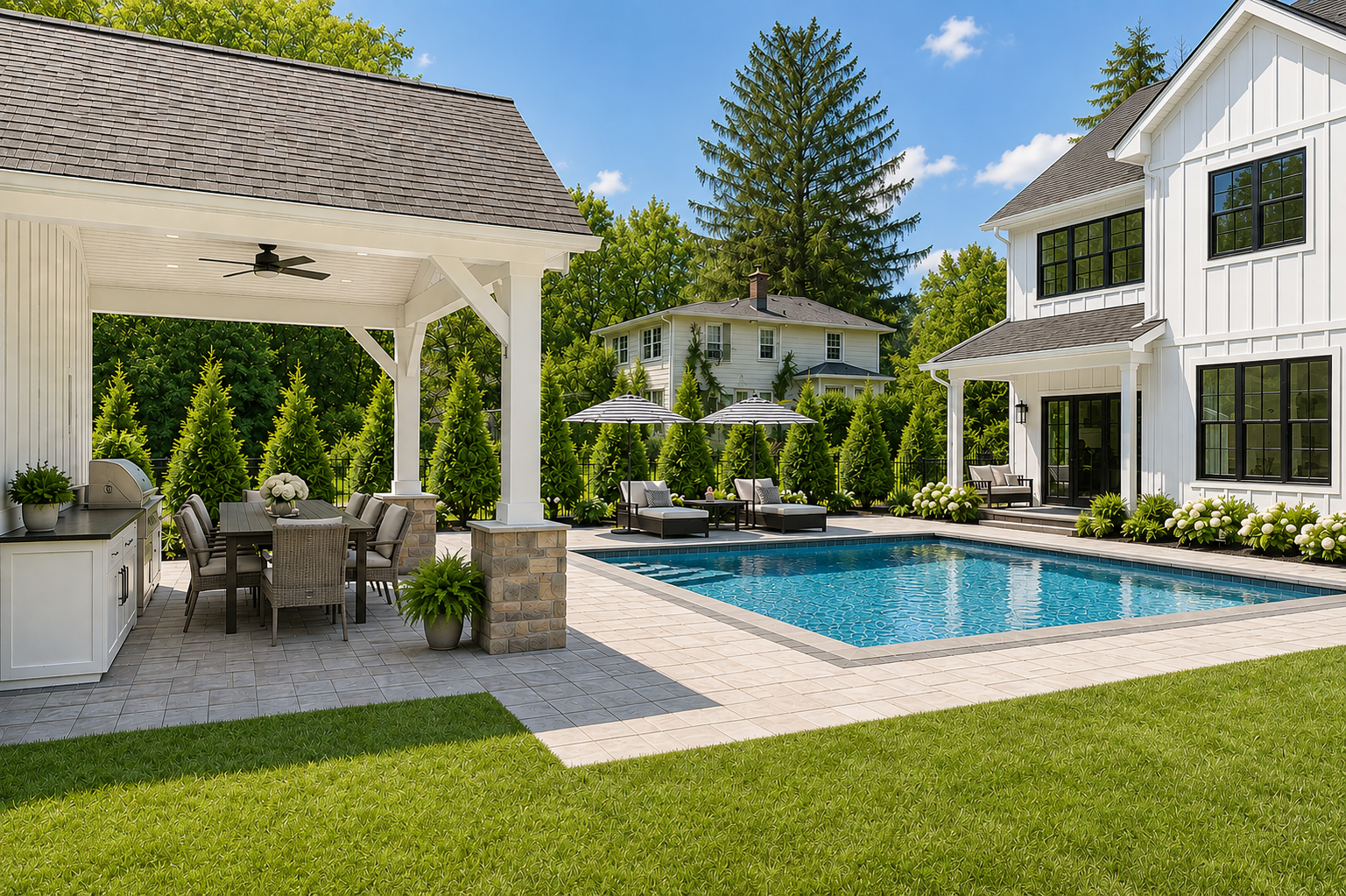 Pool area